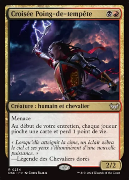 Croisée Poing-de-tempête, carte Magic DSC 234 — extension Duskmourn: House of Horror Commander