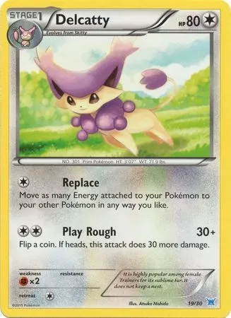 Delcatty, Pokémon card TK8O 019 — XY Trainer Kit: Latios set