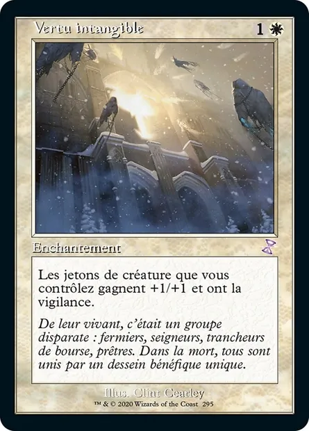 Vertu intangible, carte Magic TSR 295 — extension Spirale Temporelle Remastered