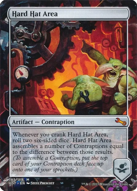 Hard Hat Area, Magic card UST 187 — Unstable set