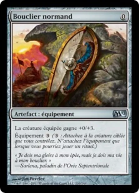 Bouclier normand, carte Magic M12 210 — extension Magic 2012