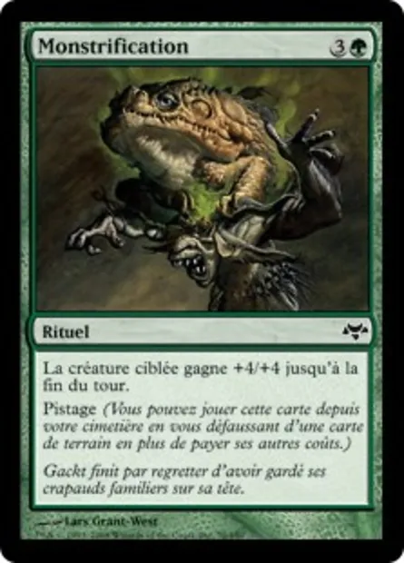 Monstrification, carte Magic EVE 70 — extension Coucheciel