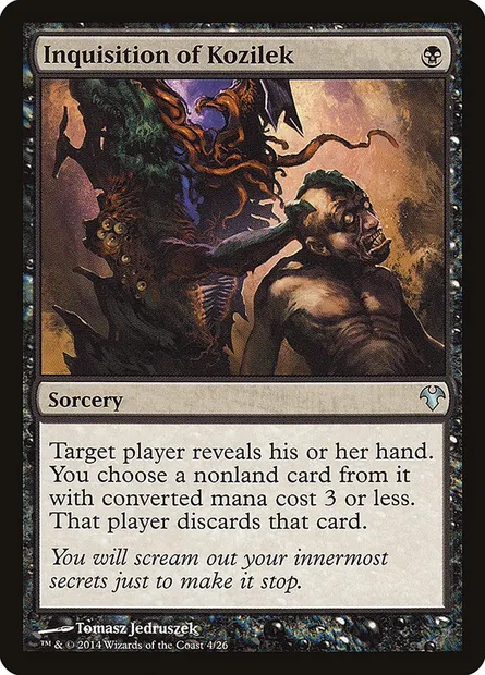 Inquisition of Kozilek, Magic card MD1 4 — Modern Event Deck 2014 set