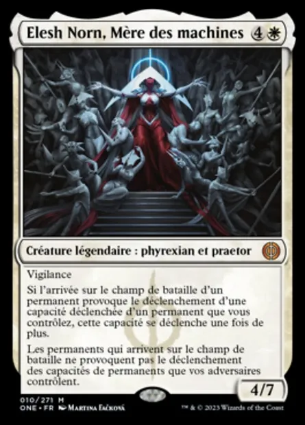 Elesh Norn, Mère des machines, carte Magic ONE 10 — extension Tous Phyrexians