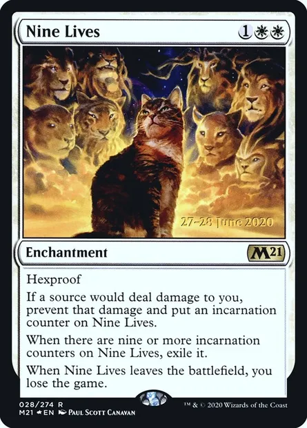 Nine Lives, Magic card PM21 28s — Core Set 2021 Promos set