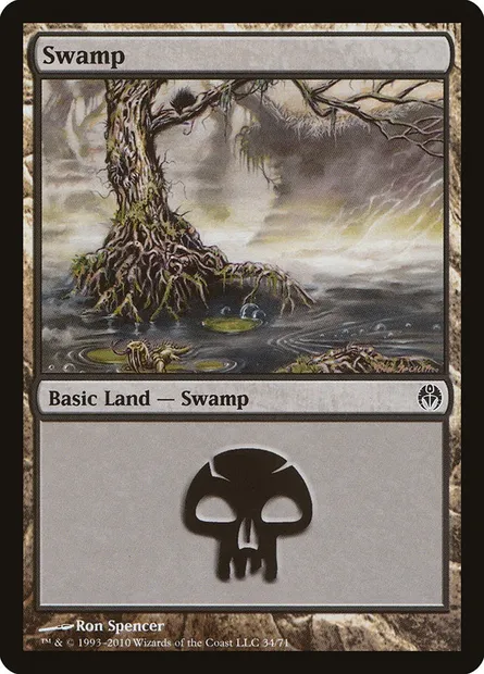 Marais, carte Magic DDE 34 — extension Duel Decks: Phyrexia vs. the Coalition