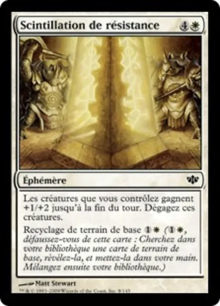 Scintillation de résistance, carte Magic CON 8 — extension Conflux