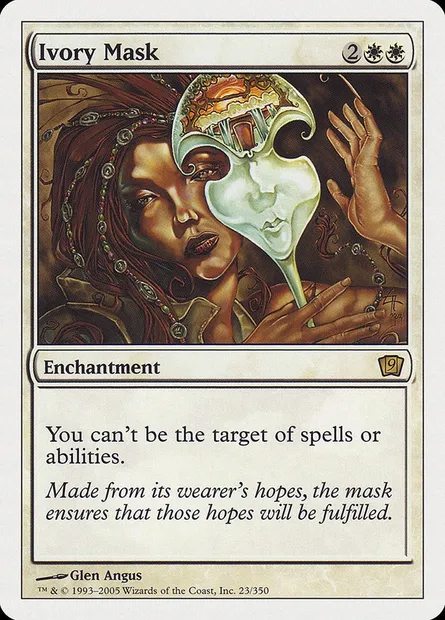 Ivory Mask, Magic card 9ED 23 — Ninth Edition set