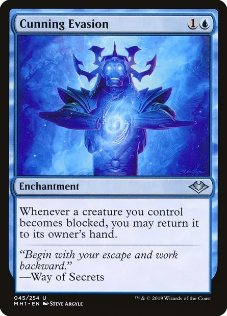 Cunning Evasion, Magic card MH1 45 — Modern Horizons set