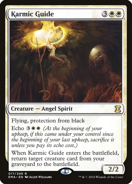Karmic Guide, Magic card EMA 17 — Eternal Masters set