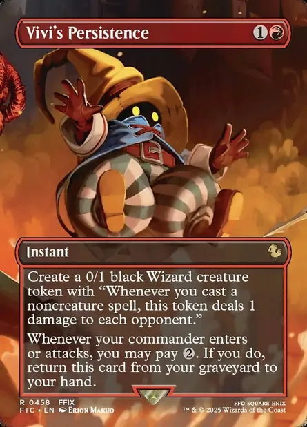 Vivi's Persistence, carte Magic FIC 458 — extension Final Fantasy Commander