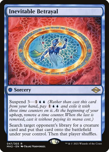Inevitable Betrayal, Magic card MH2 47 — Modern Horizons 2 set