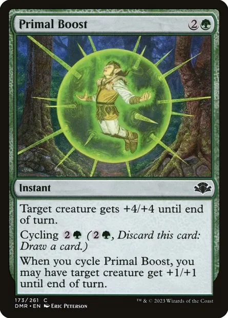 Primal Boost, Magic card DMR 173 — Dominaria Remastered set