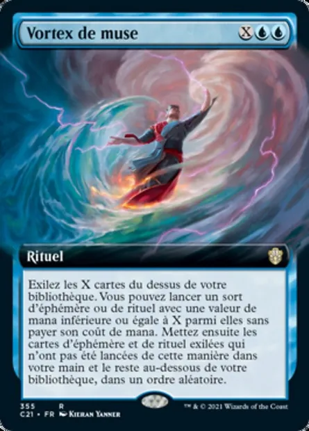 Vortex de muse, carte Magic C21 355 — extension Commander 2021