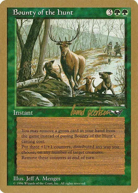 Prime de chasse, carte Magic WC97 sg85 — extension World Championship Decks 1997