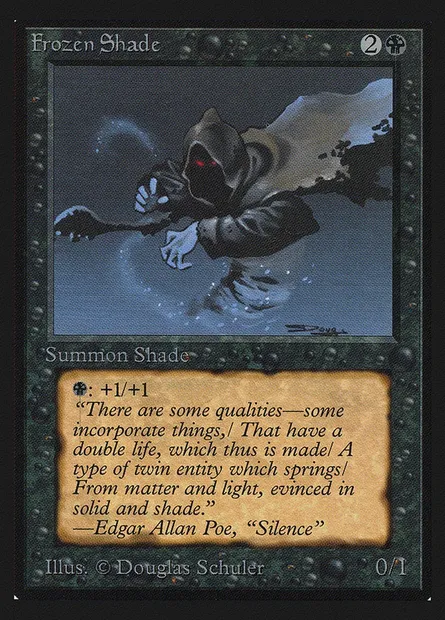Ombre glaciale, carte Magic CED 110 — extension Collectors' Edition