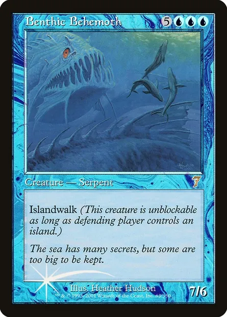 Benthic Behemoth, Magic card 7ED 63★ — Seventh Edition set