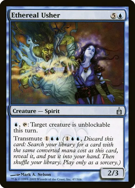Ethereal Usher, Magic card RAV 47 — Ravnica: City of Guilds set