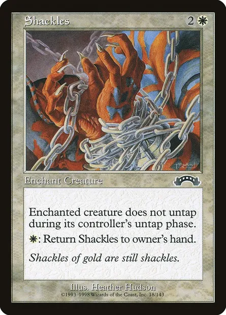 Entraves, carte Magic EXO 18 — extension Exode