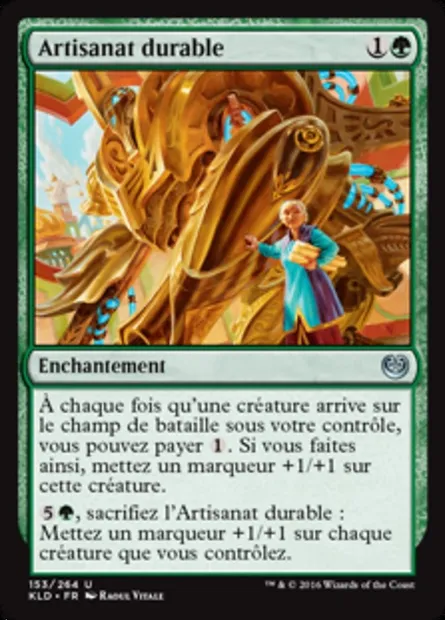 Artisanat durable, carte Magic KLD 153 — extension Kaladesh