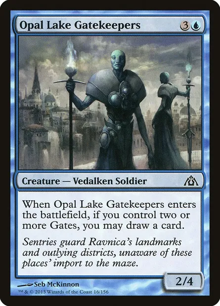 Opal Lake Gatekeepers, Magic card DGM 16 — Dragon's Maze set