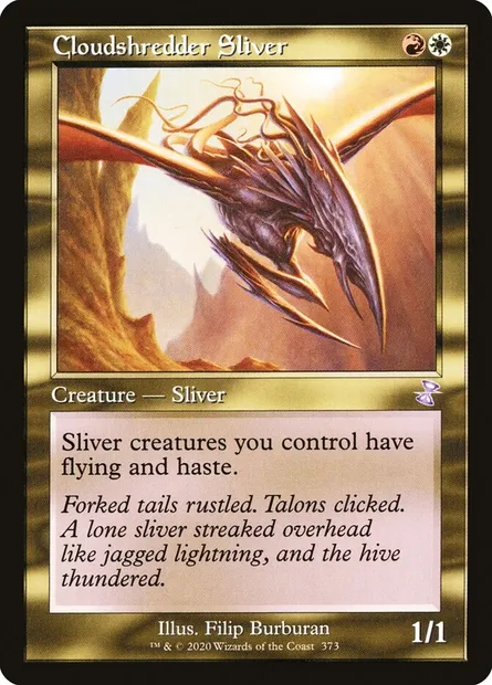 Cloudshredder Sliver, Magic card TSR 373 — Time Spiral Remastered set