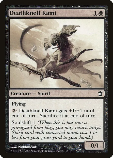 Deathknell Kami, Magic card SOK 65 — Saviors of Kamigawa set