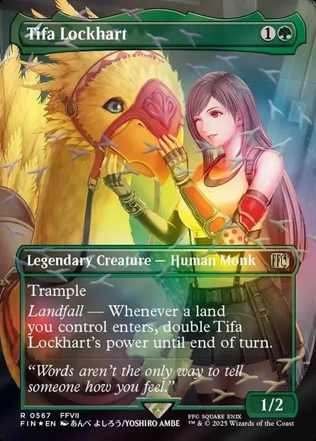 Tifa Lockhart, carte Magic FIN 567 — extension Final Fantasy