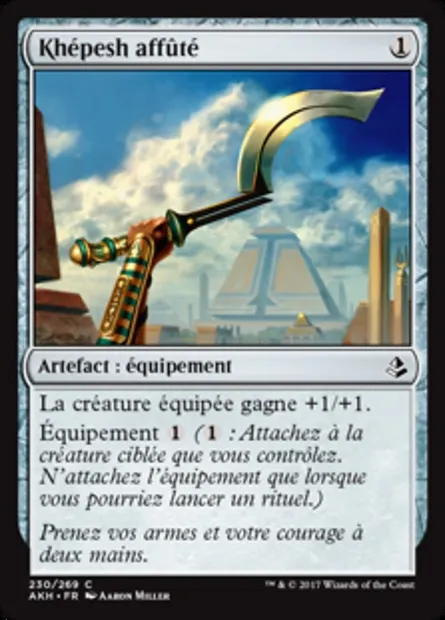 Khépesh affûté, carte Magic AKH 230 — extension Amonkhet