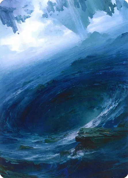 Island // Island, Magic card AZNR 12 — Zendikar Rising Art Series set