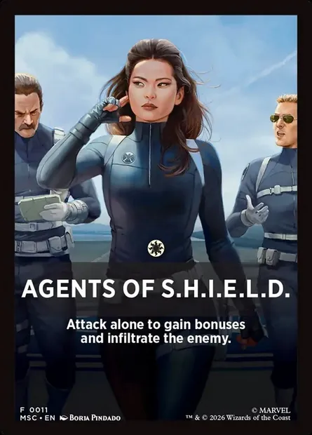 Agents du S.H.I.E.L.D., carte Magic FMSC 11 — extension Marvel Super Heroes Jumpstart Front Cards