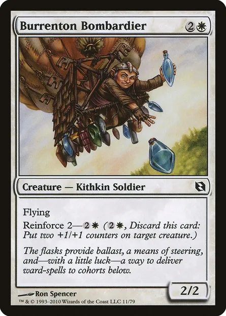 Bombardier de Burrenton, carte Magic DDF 11 — extension Duel Decks: Elspeth vs. Tezzeret