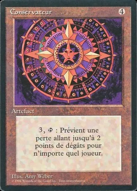 Conservateur, carte Magic FBB 241 — extension Foreign Black Border