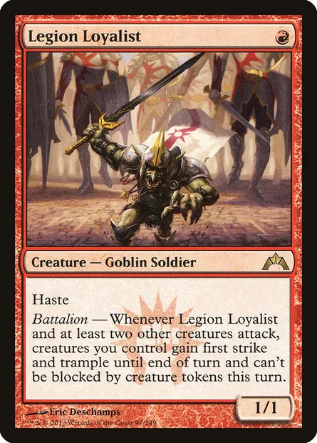 Legion Loyalist, Magic card GTC 97 — Gatecrash set