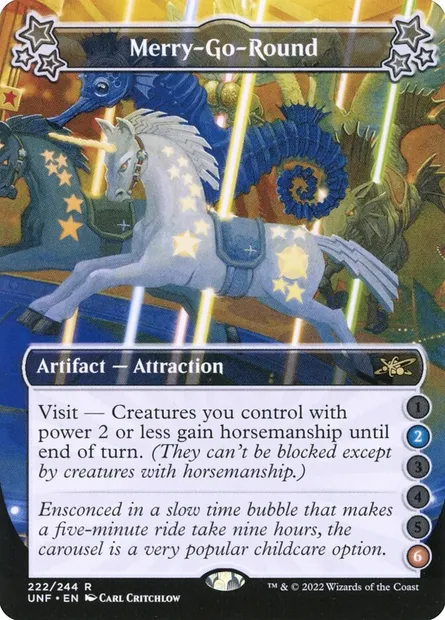 Merry-Go-Round, carte Magic UNF 222a — extension Unfinity