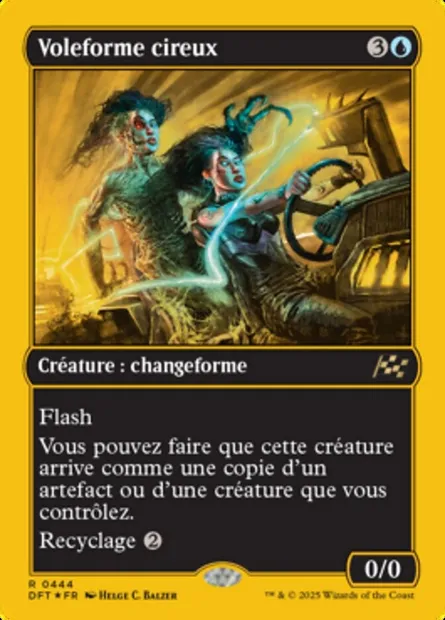 Voleforme cireux, carte Magic DFT 444 — extension Aetherdrift