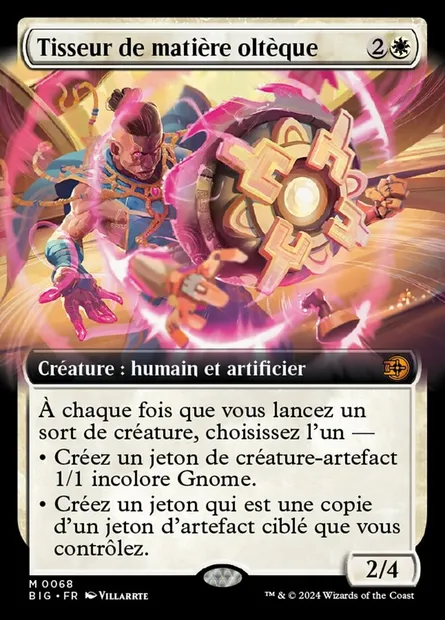 Tisseur de matière oltèque, carte Magic BIG 68 — extension The Big Score