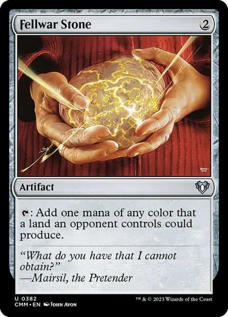 Fellwar Stone, Magic card CMM 382 — Commander Masters set