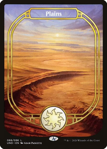 Plaine, carte Magic UND 88 — extension Unsanctioned