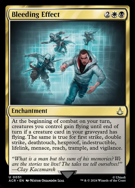 Bleeding Effect, Magic card ACR 51 — Assassin's Creed set
