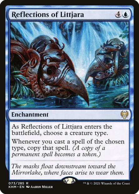 Reflections of Littjara, Magic card KHM 73 — Kaldheim set