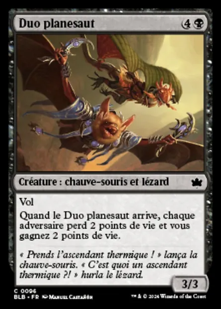 Duo planesaut, carte Magic BLB 96 — extension Bloomburrow