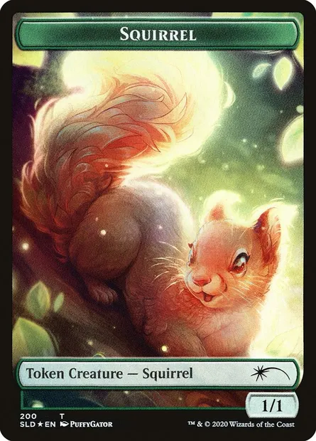 Squirrel, Magic card SLD 200 — Secret Lair Drop set