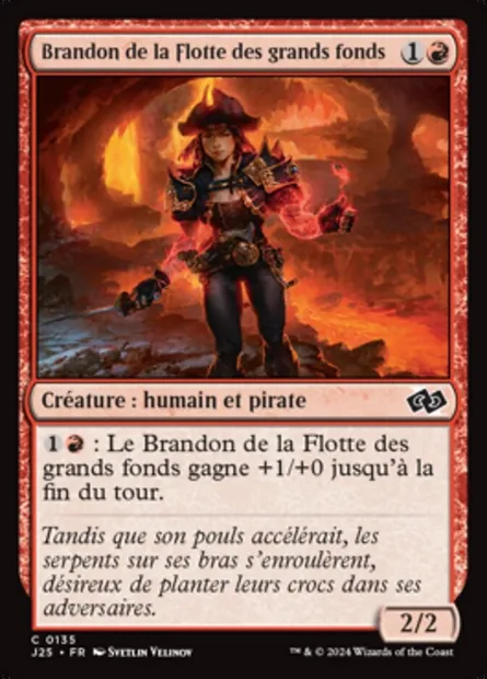 Brandon de la Flotte des grands fonds, carte Magic J25 135 — extension Foundations Jumpstart