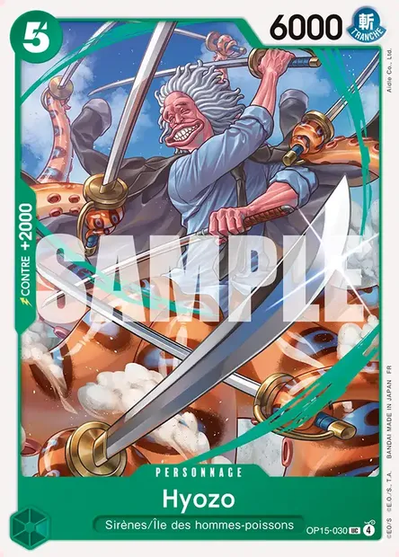 Hyozo, carte One Piece OP15-030 — extension AVENTURE SUR L'ÎLE DE DIEU