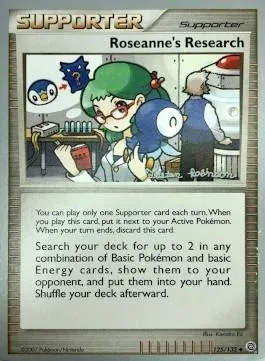 La recherche de Rose, carte Pokémon WCD08 125-4 — extension World Championship Decks 2008