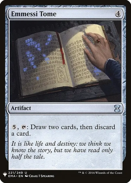 Grimoire d'Emmessi, carte Magic PLST EMA-221 — extension The List