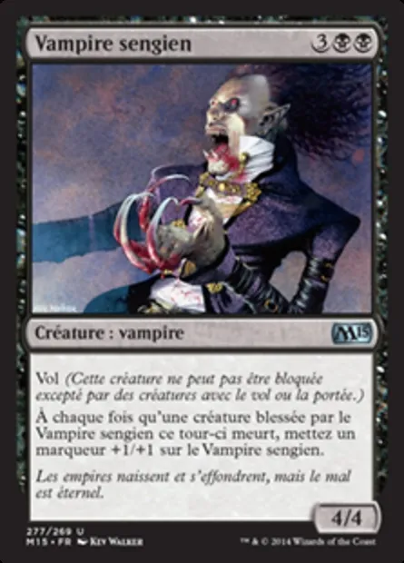 Vampire sengien, carte Magic M15 277 — extension Magic 2015