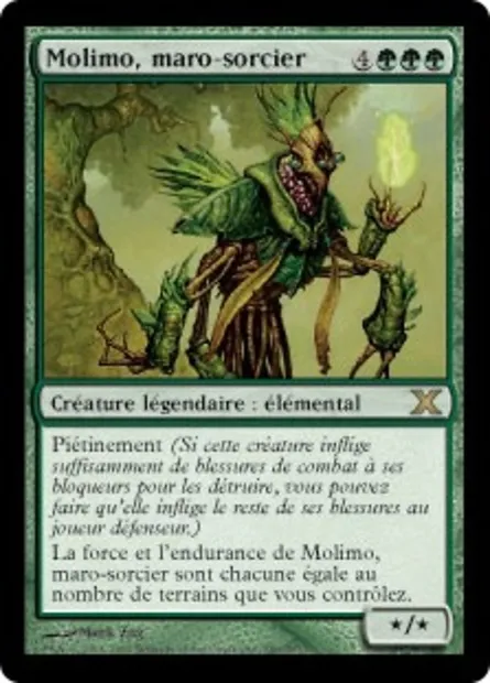 Molimo, maro-sorcier, carte Magic 10E 280 — extension Dixième édition