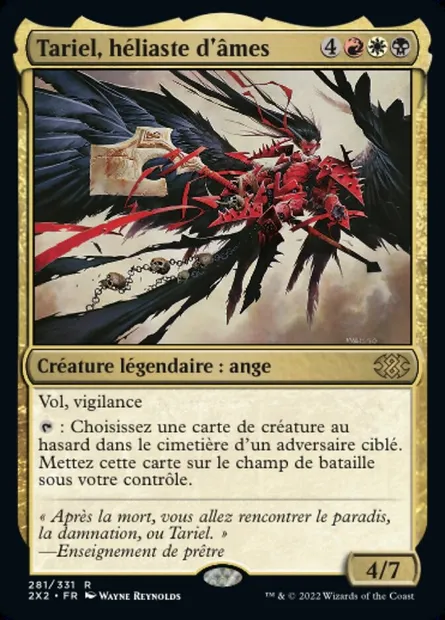 Tariel, héliaste d'âmes, carte Magic 2X2 281 — extension Double Masters 2022